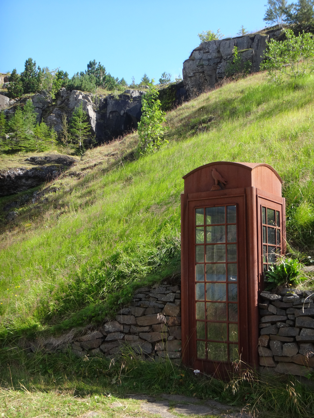 Telefonzelle in Seydisfjördur