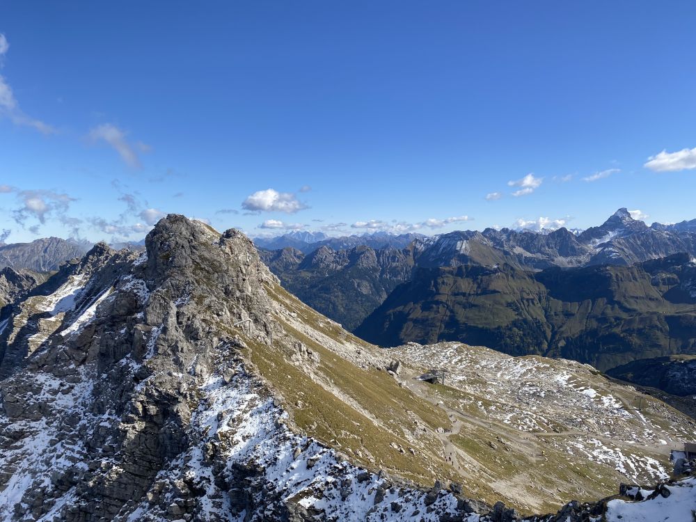 Blick vom Nebelhorn